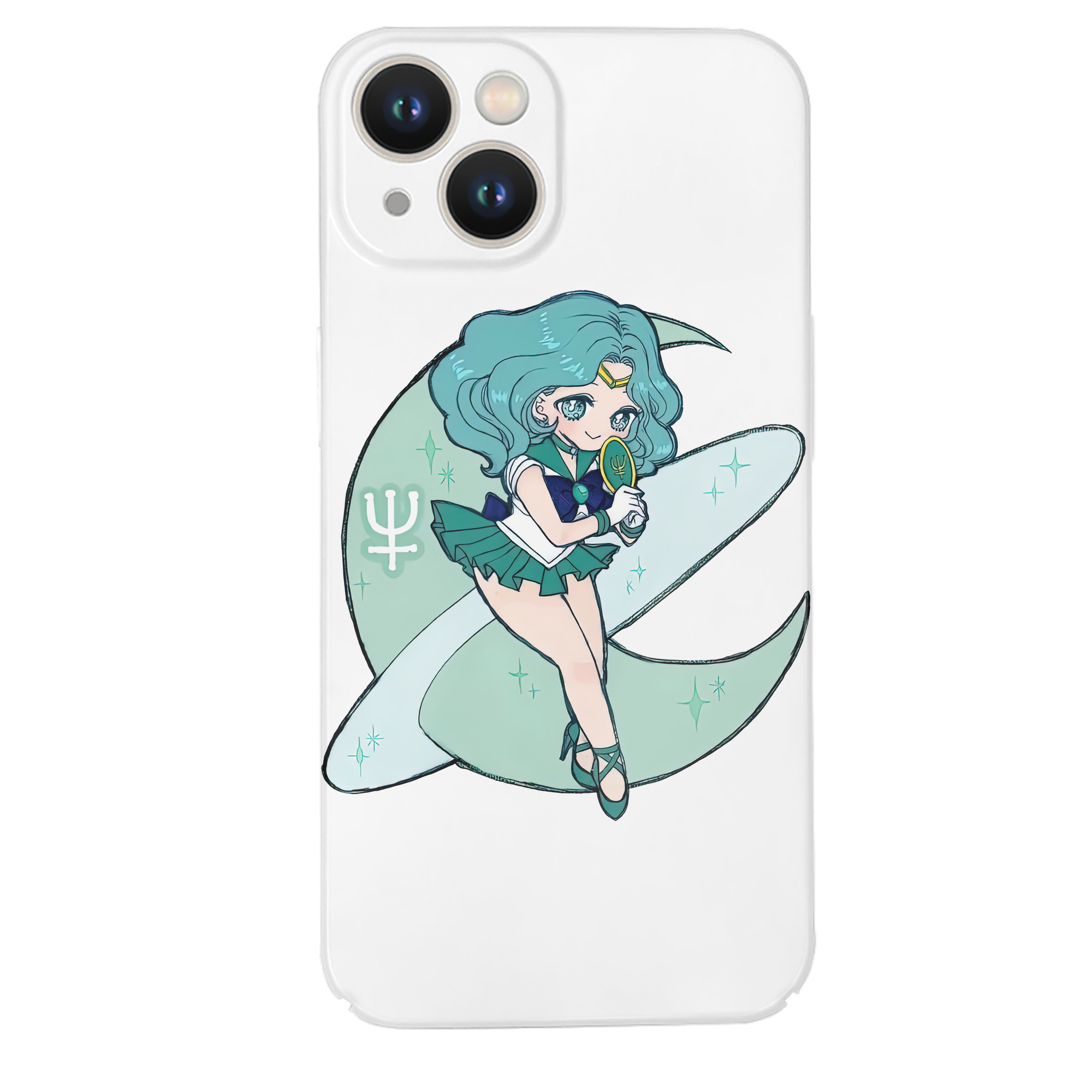 （画像用） 美少女戦士セーラームーン 海王 みちる（かいおう みちる） Sailor Moon Kaiou Michiru 【iPhone 14シリーズ対応】ハードケース
